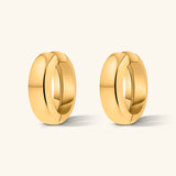 Large Chunky Hoop Earrings