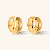 Medium Chunky Hoop Earrings