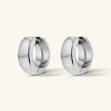 Medium Chunky Hoop Earrings