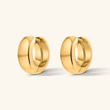 Medium Chunky Hoop Earrings