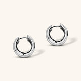 Small Chunky Hoop Earrings