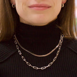 Tiny Snake Chain Necklace