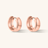 Small Chunky Hoop Earrings