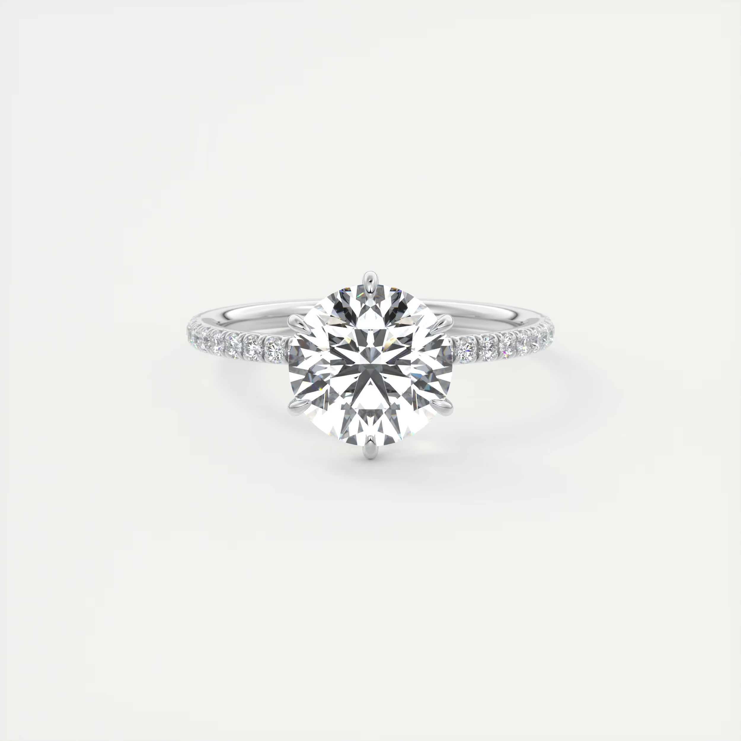 14K White Gold
