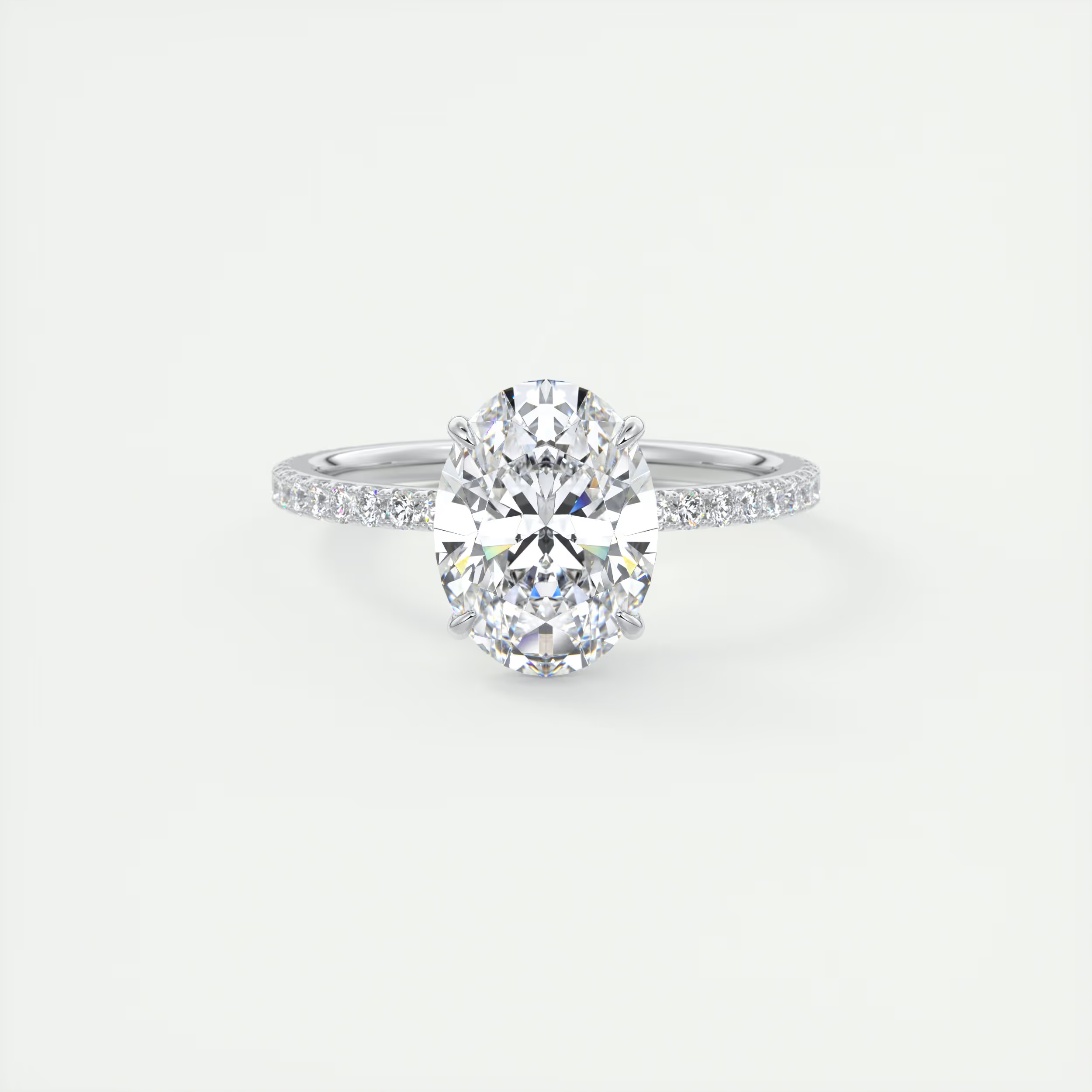 14K White Gold