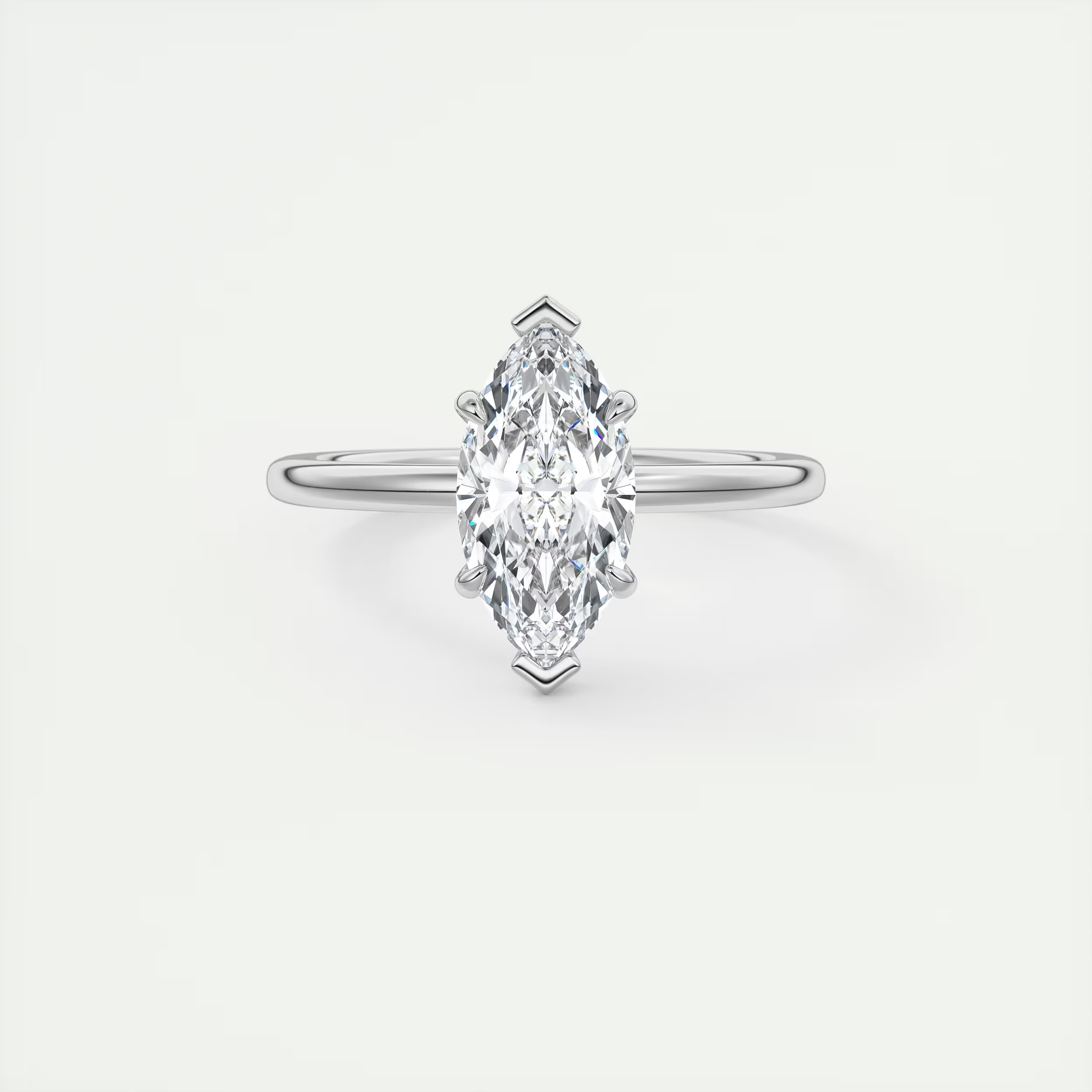 14K White Gold
