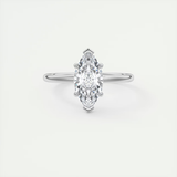 14K White Gold